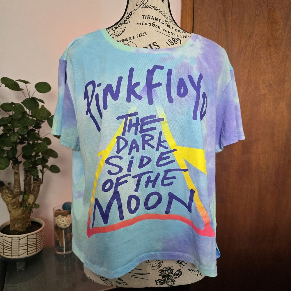 Pink Floyd Tye Dye Crop Top